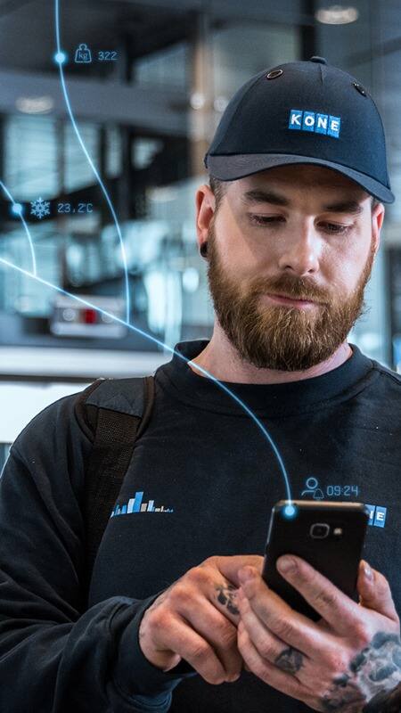 Garantite un flusso di persone senza interruzioni con KONE 24/7 Connected ServicesTM